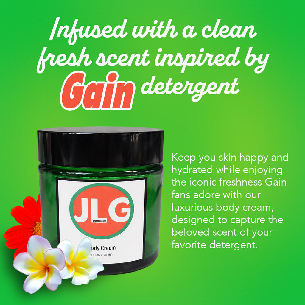 Just Like Gain (JLG) Body Cream, 4 ounces
